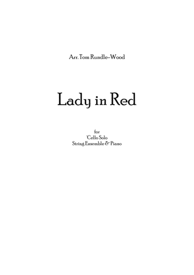Lady In Red (arr. Tom Rundle-Wood)