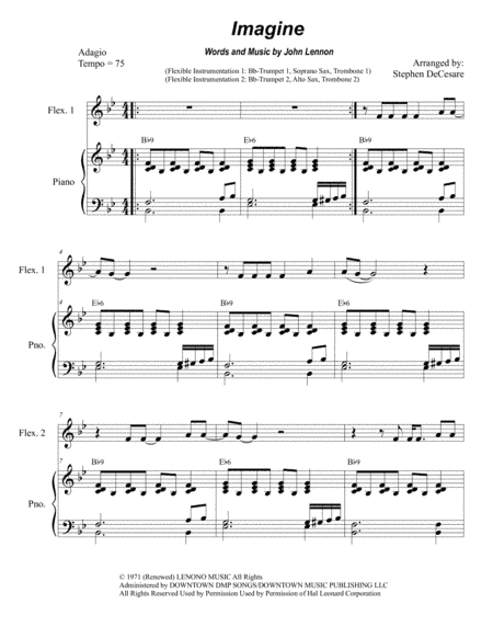 Imagine (arr. Stephen DeCesare)
