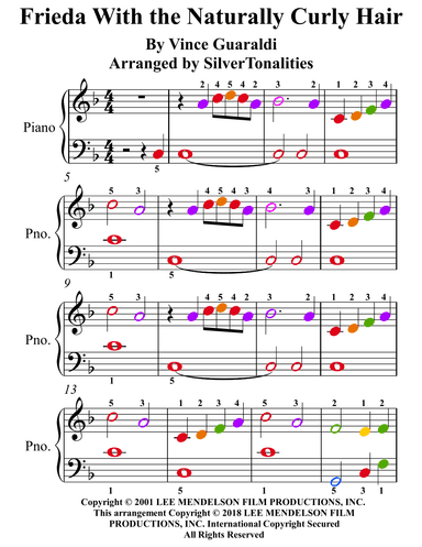 Frieda (with The Naturally Curly Hair) (arr. SilverTonalities)