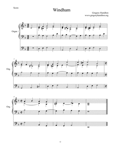 Windham - Alternate harmonization