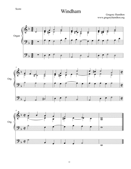 Windham - Alternate harmonization