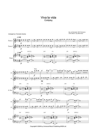 Viva La Vida (arr. Fernando Santos)