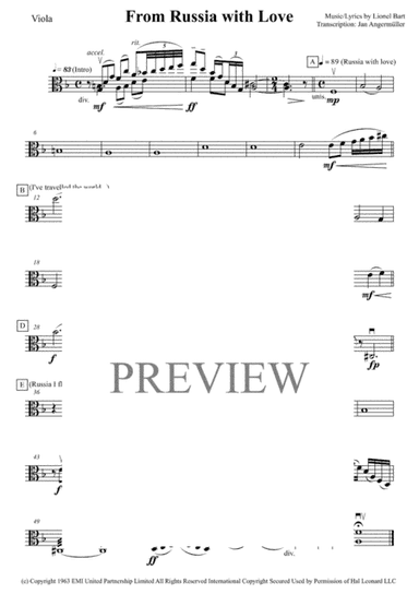 From Russia With Love (arr. Jan Angermüller)