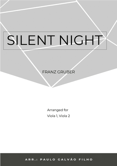SILENT NIGHT - VIOLA DUO (arr. Paulo Galvao Filho)