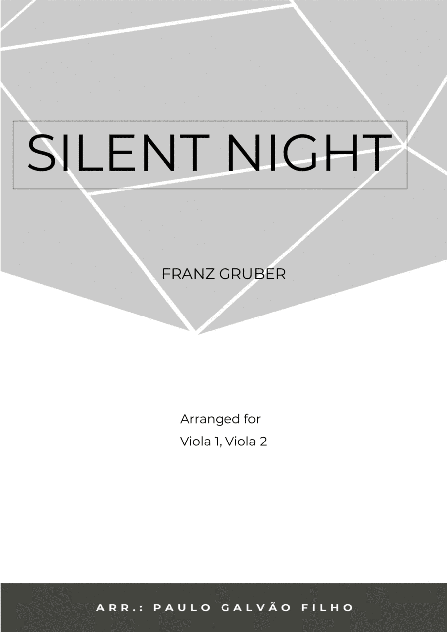 SILENT NIGHT - VIOLA DUO (arr. Paulo Galvao Filho)