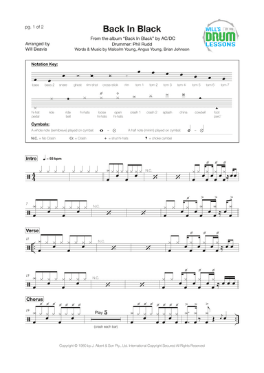 Back In Black (arr. Will Beavis)