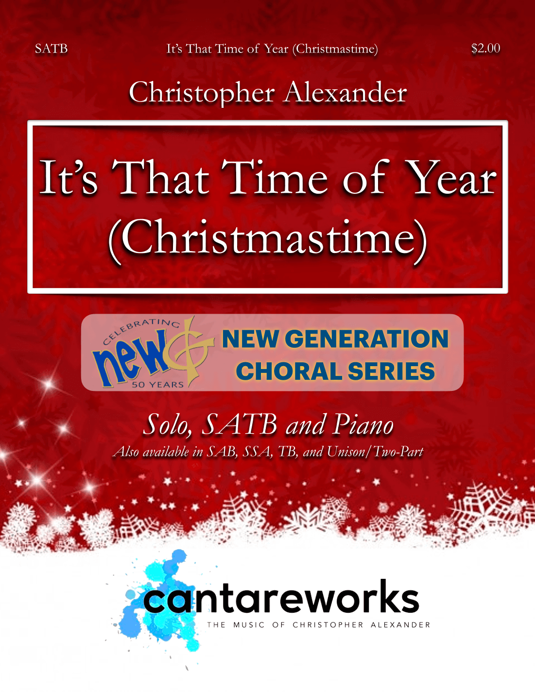 It's That Time of Year (Christmastime) (SATB)