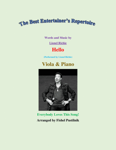 Hello (arr. Fishel Pustilnik)