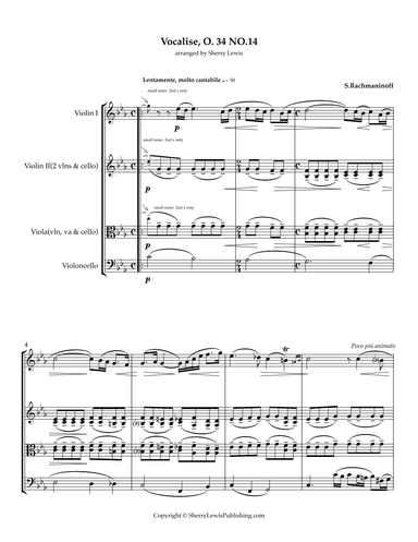 Vocalise (arr. Sherry Lewis)