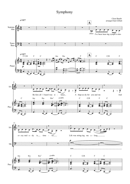 Symphony (arr. Sam Gilliatt)