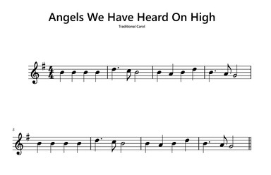 Angels We Have Heard On High (arr. Funtom)