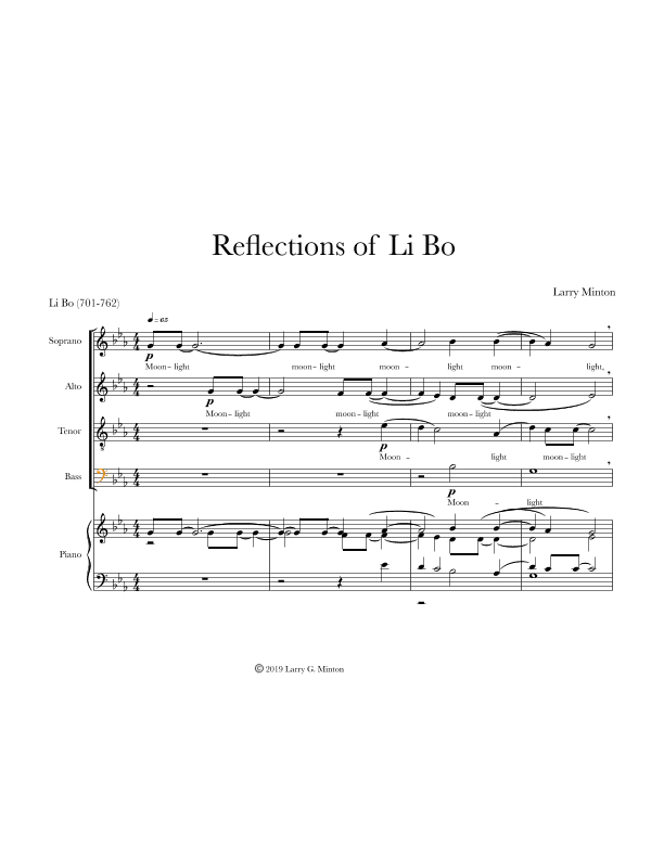 Reflections of Li Bo