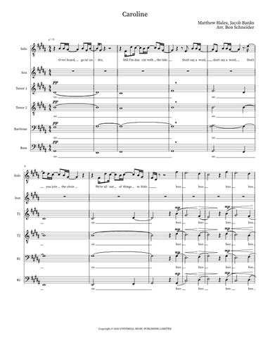 Caroline (arr. Ben Schneider)