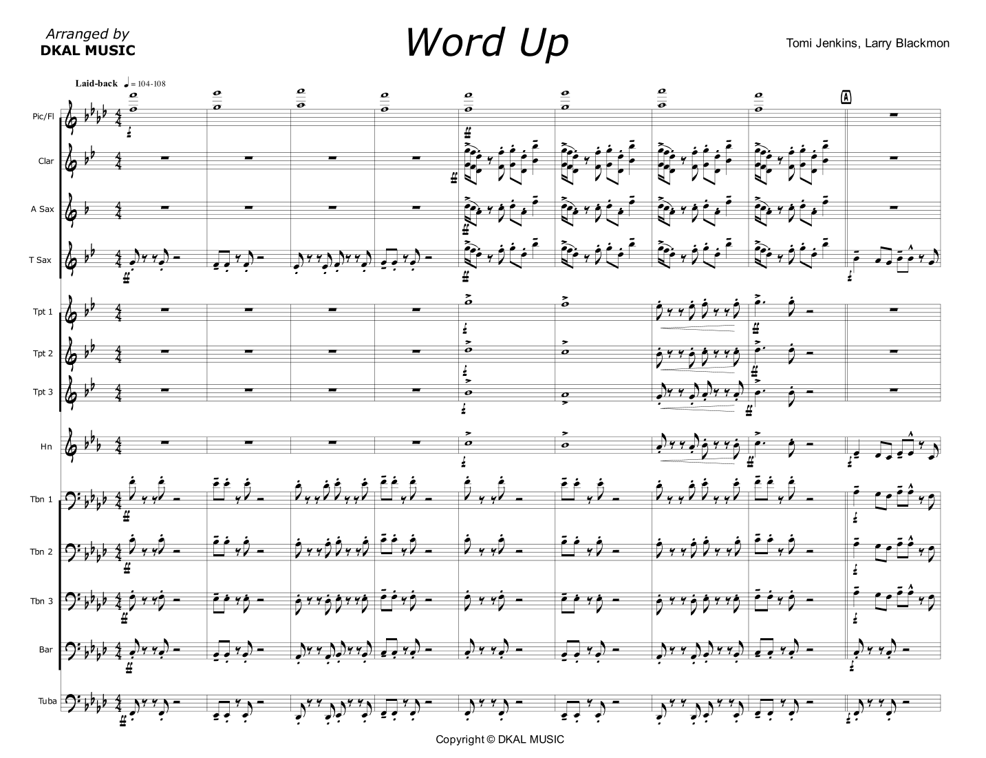 Word Up (arr. Dan Kalantarian)