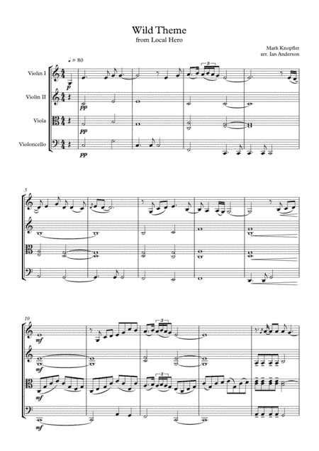 Local Hero - Wild Theme (arr. Ian Anderson)