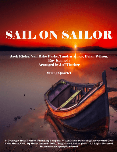 Sail On Sailor (arr. Jeff Tincher)