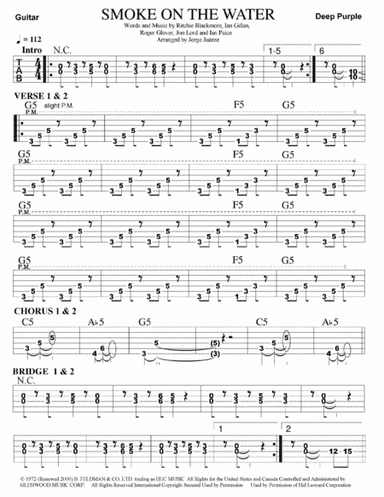 Smoke On The Water (arr. Jorge Juárez)