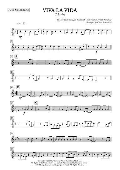 Viva La Vida (arr. ACT Bortolucci)