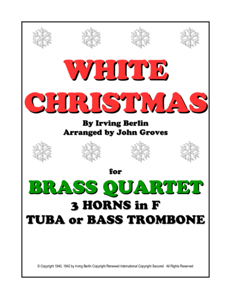 White Christmas (arr. John Groves)