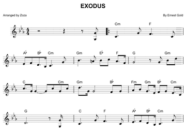 Exodus (main Theme) (arr. Zoza)