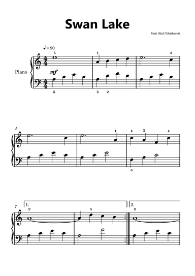 Swan Lake (arr. Glauco Fernandes)