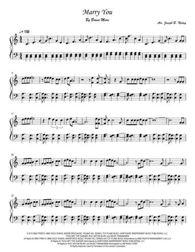 Marry You (arr. Joseph B. Neeley)