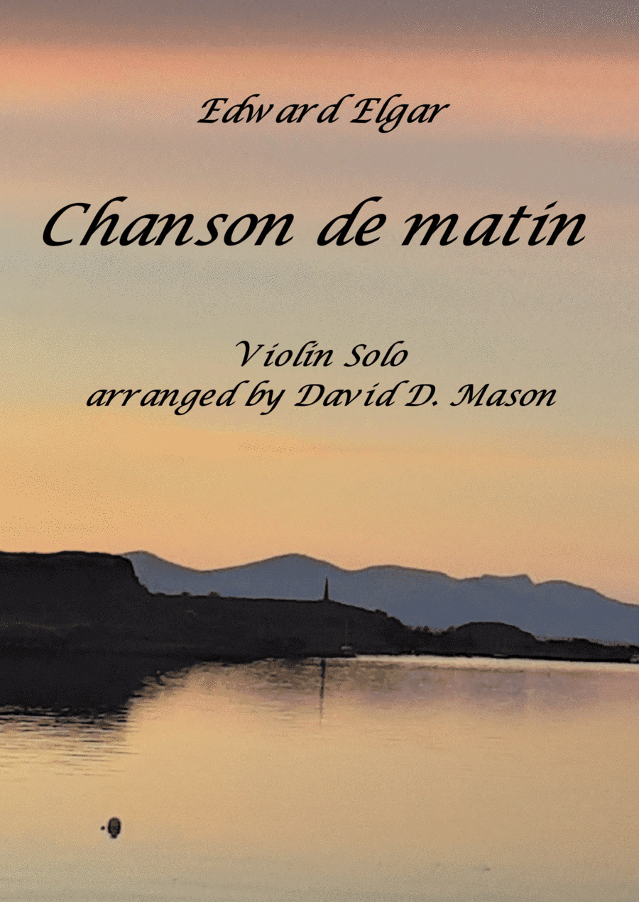 Chanson de matin, Op. 15, No.2 (arr. David D. Mason)