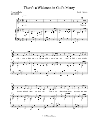 There's a Wideness in God's Mercy (solo)