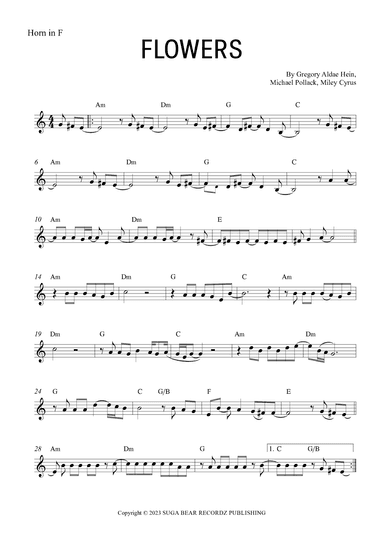 Flowers (arr. Gabriel Oliveira)