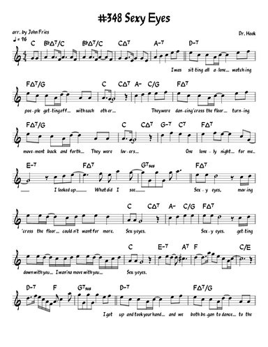 Sexy Eyes (arr. John Fries)