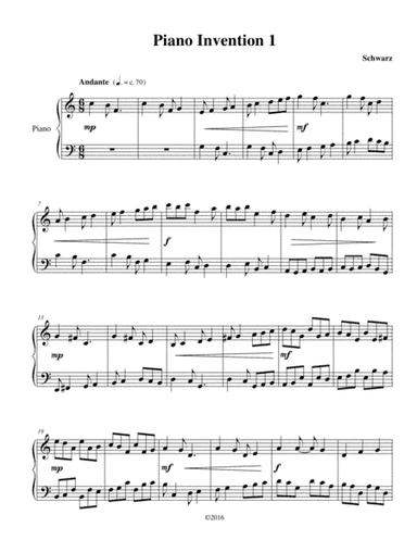 Piano Invention 1