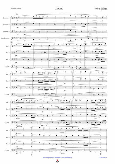 Largo (Chopin) (arr. Josef STASTNY)