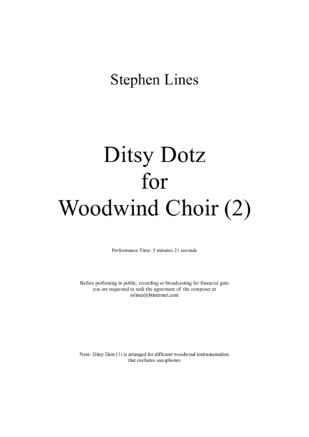 Ditsy Dots for Woodwind Choir (2)