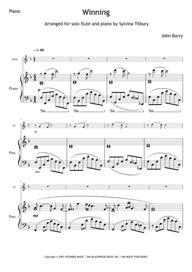 Winning (arr. Sylvina Tilbury)