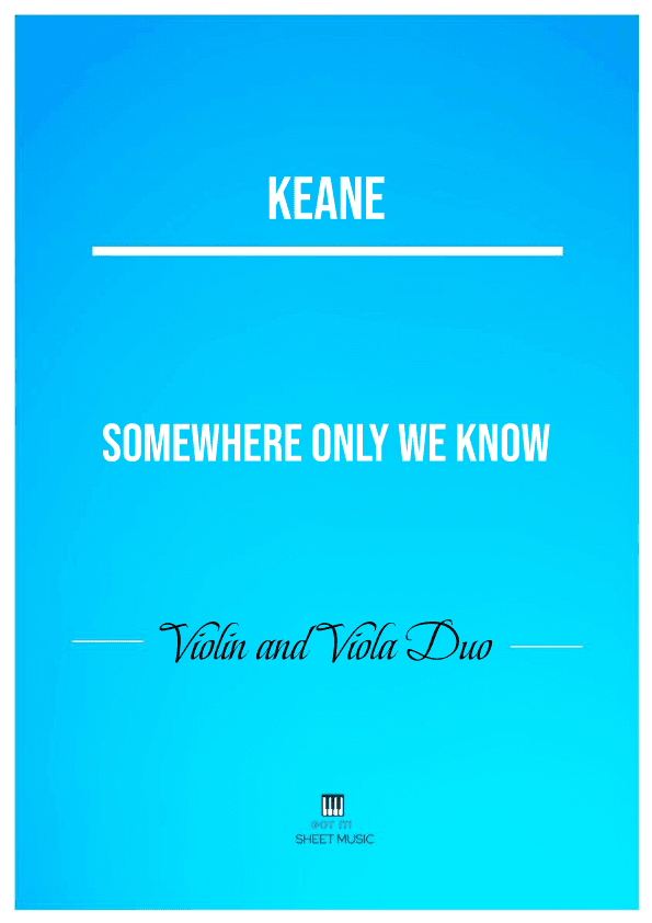 Somewhere Only We Know (arr. ANDRE LAITANO)