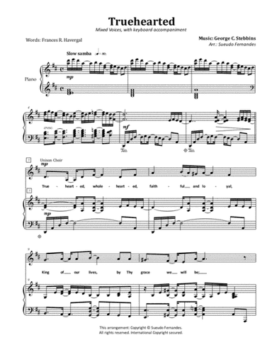 Truehearted (arr. Sueudo Fernandes)