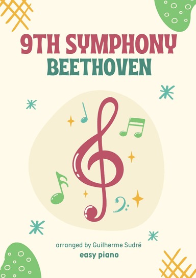 9th Symphony - EASY PIANO (with chords symbols) (arr. Guilherme Sudré)