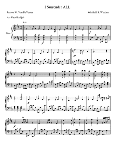 I Surrender All (arr. Uzodike Ijeh)