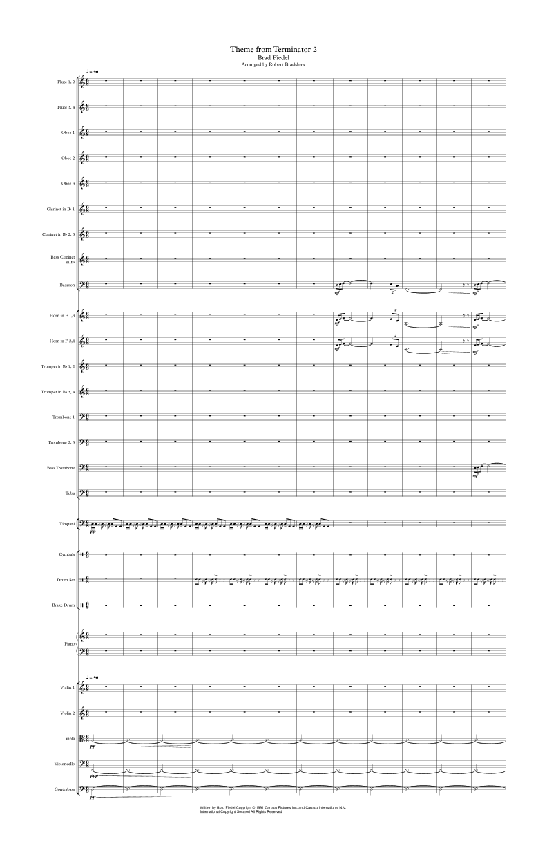 Theme From "terminator 2" (arr. Robert Bradshaw)