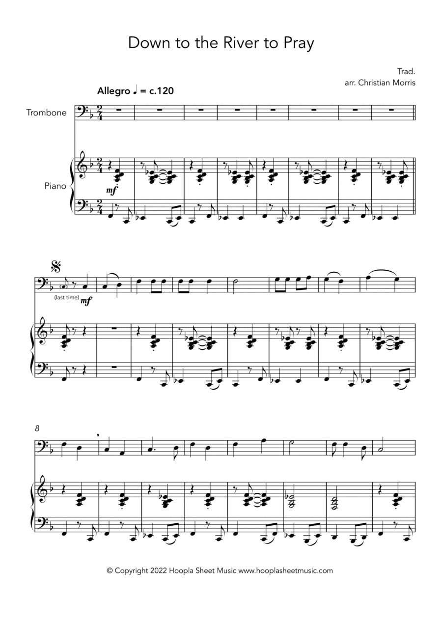 Down to the River to Pray (Rock Style) (arr. Christian Morris)
