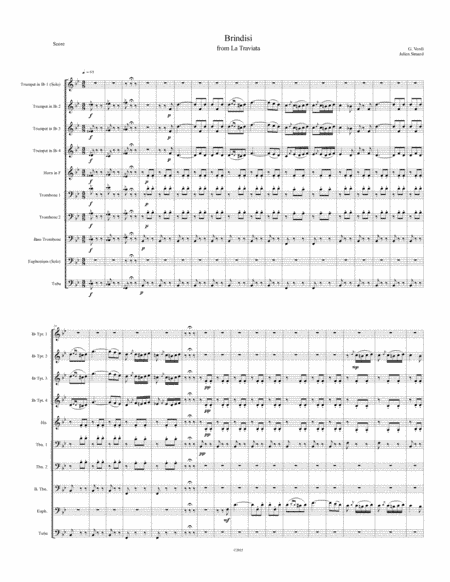 Brindisi (arr. Julien Simard)