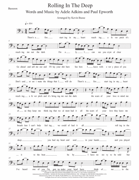 Rolling In The Deep (arr. Kevin Busse)