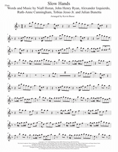 Slow Hands (arr. Kevin Busse)