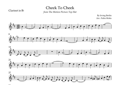 Cheek To Cheek (arr. Fabio Britto)