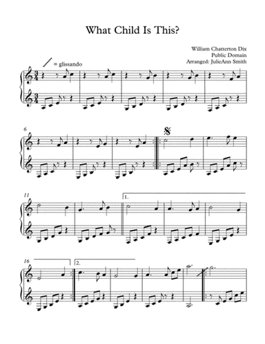 What Child Is This (arr. JulieAnn Smith)