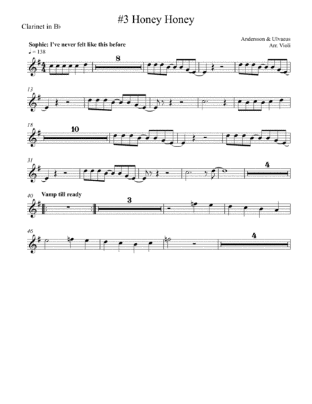 Honey, Honey (arr. Jenna Violi)