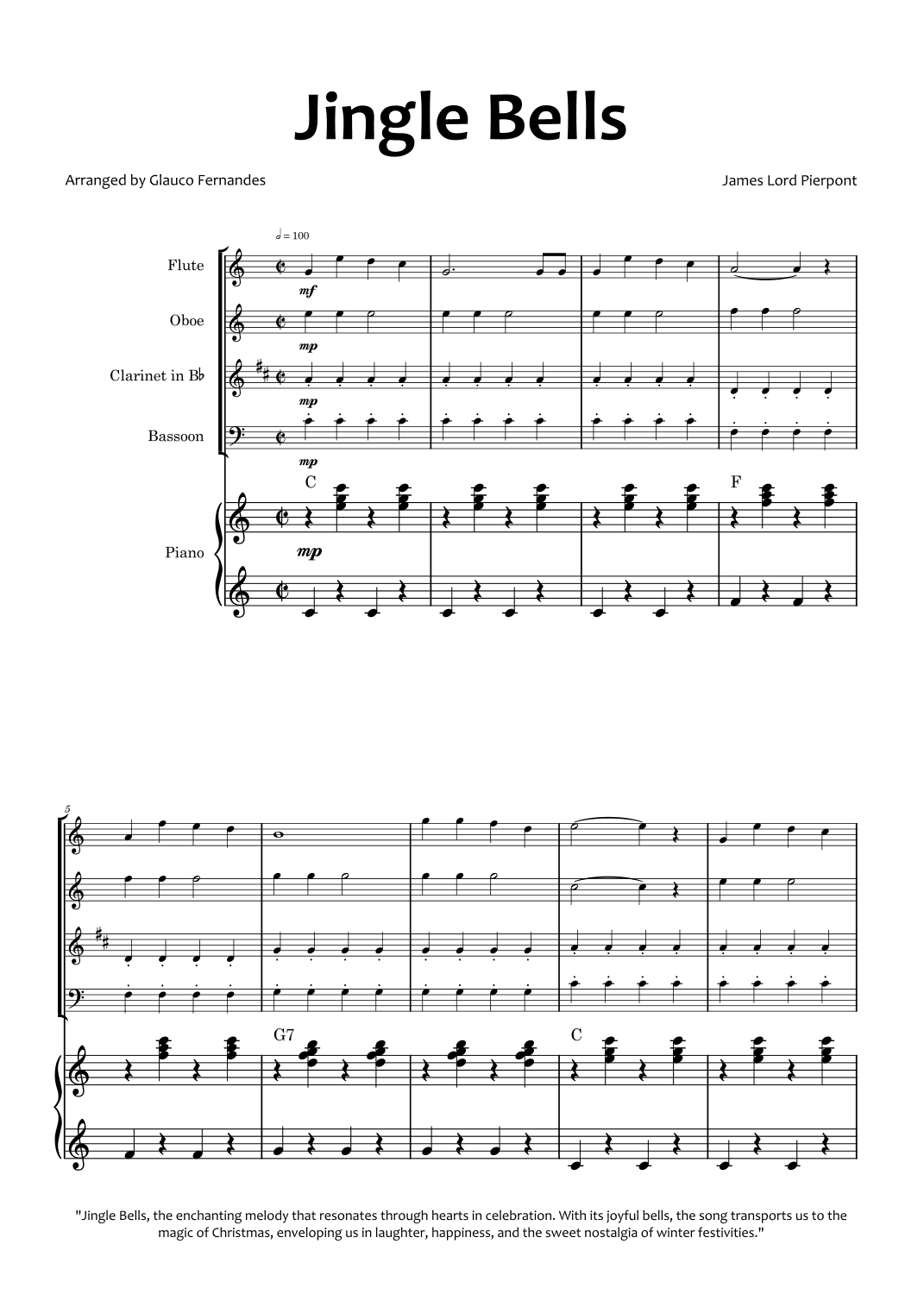 Jingle Bells (arr. Glauco Fernandes)