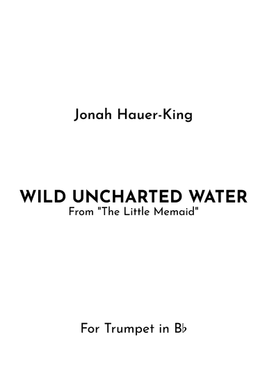 Wild Uncharted Waters (arr. Jireh J.)
