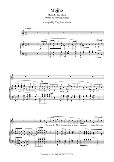 Mojito (arr. Ying Jin-Labutin)