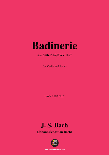 J. S. Bach-Badinerie (arr. OSM Press)